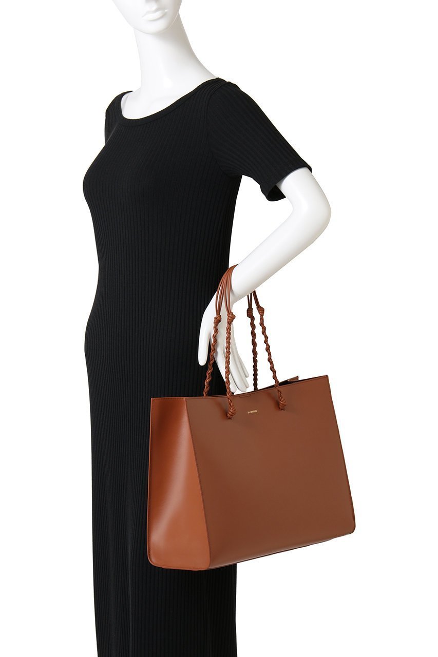 【ジル サンダー/JIL SANDER】のTANGLE レザートートバッグ 人気、トレンドファッション・服の通販 founy(ファニー) 　ファッション　Fashion　レディースファッション　Fashion for Women　バッグ　Bags　2026年　2026　スクエア　Square, Square Shape　スタイリッシュ　Stylish, Fashionable　フォルム　Silhouette, Form　夏　Summer　定番　Standard, Basic Item　春　Spring　S/S・春夏　SS, Spring/Summer, Warm Season　other-2|ID: prp329100004814633 ipo3291000000034968619