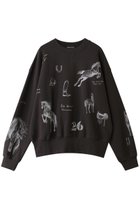 【メゾンスペシャル/MAISON SPECIAL】のDrawing Horse Sweatshirt/ドローイングホーススウェット 人気、トレンドファッション・服の通販 founy(ファニー) ファッション Fashion レディースファッション Fashion for Women トップス・カットソー Cut & Sew Tops シャツ・ブラウス・オフィスカジュアル Elegant Blouses & Button-Ups レディースパーカー・カジュアルフーディー Casual Hoodies & Sweatshirts ロングTシャツ・Tシャツ Longline T-Shirts & Tees スウェット・クルーネックトップス Sweatshirts & Crewnecks / Relaxed Fit Sweat Tops カットソー・ベーシックTシャツ Cut-and-Sewn Tops / Stretch Tees & Basics イラスト Illustration デニム Denim, Jeans Material バランス Balance, Style Balance ロング Long, Long-Length ワイド Wide, Wide Fit 手描き Hand-Drawn, Illustrated thumbnail C.GRY(チャコールグレー)|ID: prp329100004814636 ipo3291000000035783006