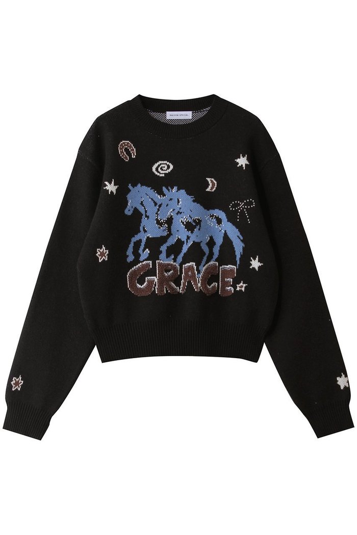 【メゾンスペシャル/MAISON SPECIAL】のHorse Knit/ホースニット インテリア・キッズ・メンズ・レディースファッション・服の通販 founy(ファニー) https://founy.com/ ファッション Fashion レディースファッション Fashion for Women トップス・カットソー Cut & Sew Tops ニット Knit Tops & Sweaters カジュアルプルオーバー・ニットトップス Pullovers & Knit Tops / Casual Pullovers グラフィック Graphic, Graphic Design ジャカード/ジャガード Jacquard, Woven Pattern バランス Balance, Style Balance ボトム Bottoms, Lower Wear |ID: prp329100004814637 ipo3291000000035783014