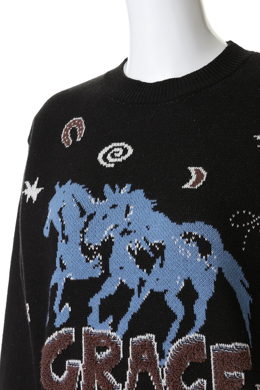 【メゾンスペシャル/MAISON SPECIAL】のHorse Knit/ホースニット 人気、トレンドファッション・服の通販 founy(ファニー) 　ファッション　Fashion　レディースファッション　Fashion for Women　トップス・カットソー　Cut & Sew Tops　ニット　Knit Tops & Sweaters　カジュアルプルオーバー・ニットトップス　Pullovers & Knit Tops / Casual Pullovers　グラフィック　Graphic, Graphic Design　ジャカード／ジャガード　Jacquard, Woven Pattern　バランス　Balance, Style Balance　ボトム　Bottoms, Lower Wear　other-5|ID: prp329100004814637 ipo3291000000035878250