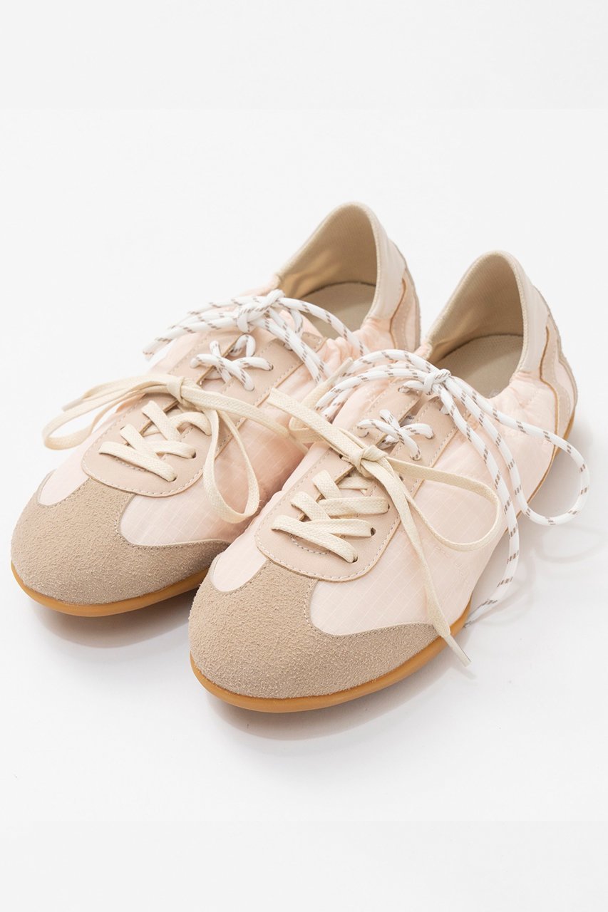 【メゾンスペシャル/MAISON SPECIAL】のSoft Barre Sneakers/ソフトバレースニーカー インテリア・キッズ・メンズ・レディースファッション・服の通販 founy(ファニー) 　ファッション　Fashion　レディースファッション　Fashion for Women　アニマル　Animal Print　春　Spring　キャンバス　Canvas, Canvas Fabric　ギャザー　Gathered, Ruffled　今季　This Season, Current Season　サテン　Satin, Glossy Fabric　シューズ　Shoes, Footwear　シンプル　Simple, Minimal　スニーカー　Sneakers, Trainers　ダブル　Double, Double-Breasted　トレンド　Trend, Trending Now　バレエ　Ballet, Ballet Style　プリント　Print, Printed Pattern　リボン　Ribbon, Bow　S/S・春夏　SS, Spring/Summer, Warm Season　夏　Summer　2026年　2026　PNK(ピンク)|ID: prp329100004814641 ipo3291000000034968698