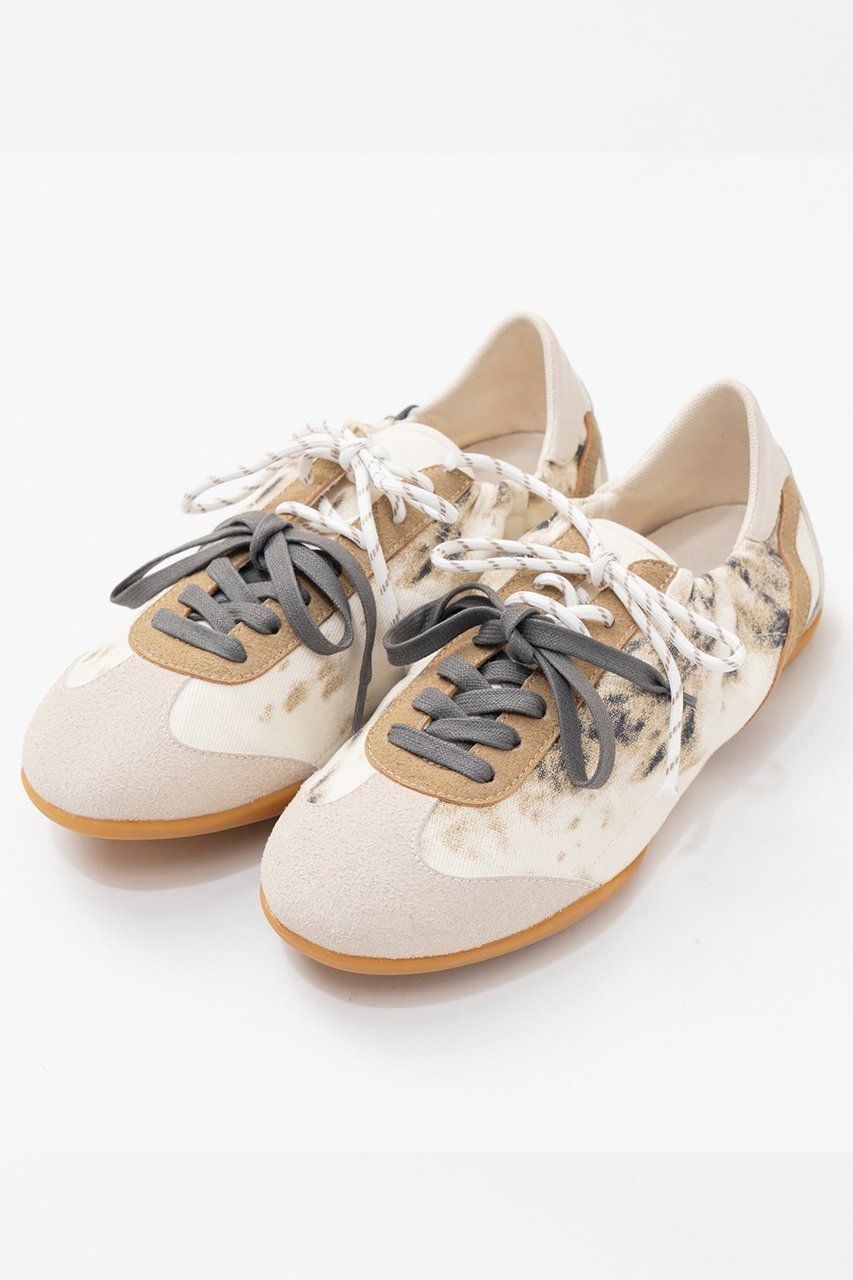 【メゾンスペシャル/MAISON SPECIAL】のSoft Barre Sneakers/ソフトバレースニーカー インテリア・キッズ・メンズ・レディースファッション・服の通販 founy(ファニー) 　ファッション　Fashion　レディースファッション　Fashion for Women　アニマル　Animal Print　春　Spring　キャンバス　Canvas, Canvas Fabric　ギャザー　Gathered, Ruffled　今季　This Season, Current Season　サテン　Satin, Glossy Fabric　シューズ　Shoes, Footwear　シンプル　Simple, Minimal　スニーカー　Sneakers, Trainers　ダブル　Double, Double-Breasted　トレンド　Trend, Trending Now　バレエ　Ballet, Ballet Style　プリント　Print, Printed Pattern　リボン　Ribbon, Bow　S/S・春夏　SS, Spring/Summer, Warm Season　夏　Summer　2026年　2026　O.WHT(オフホワイト)|ID: prp329100004814641 ipo3291000000034968700