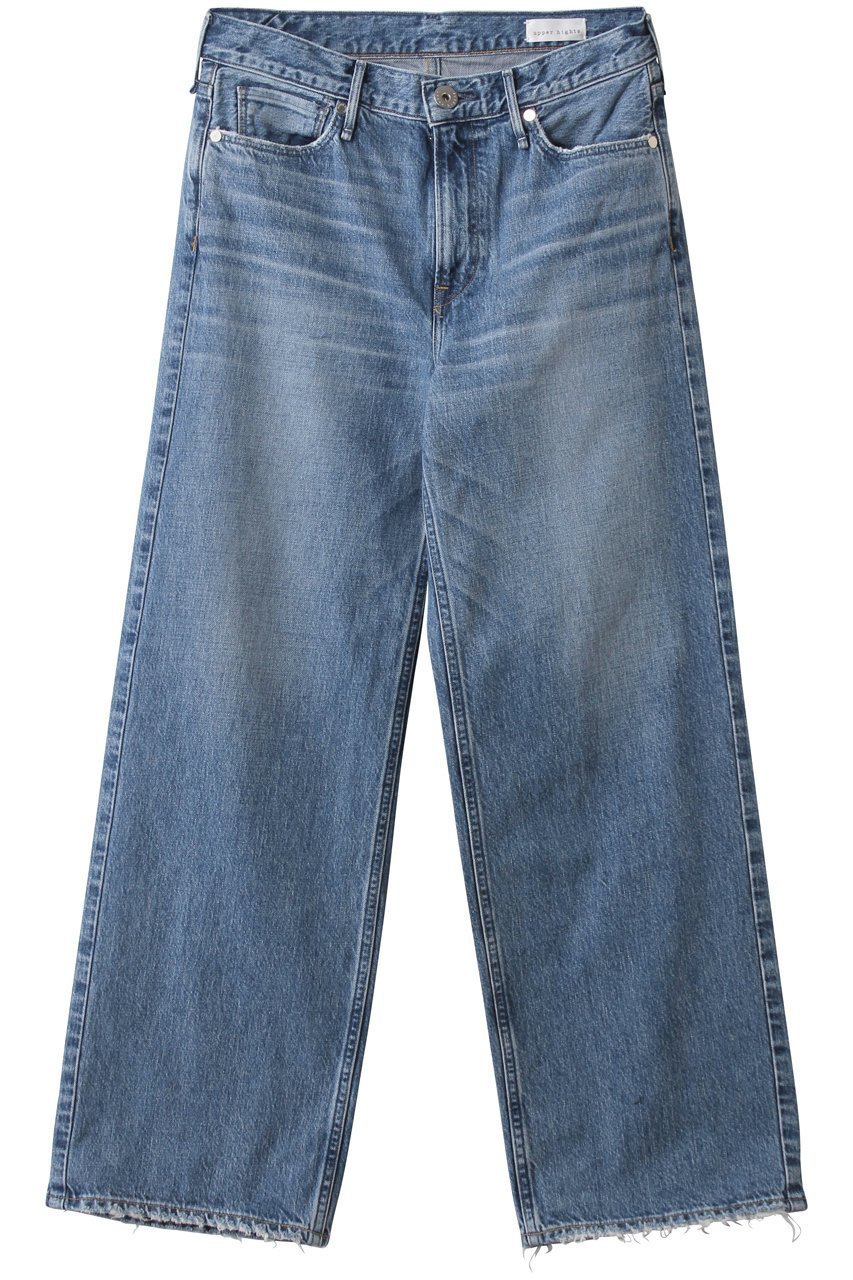 【プルミエ アロンディスモン/1er Arrondissement】の【upper hights】THE NIECE MID-RISE デニムパンツ 人気、トレンドファッション・服の通販 founy(ファニー) 　ファッション　Fashion　レディースファッション　Fashion for Women　パンツ　Pants & Trousers　デニムパンツ・ジーンズ・美脚デニム　Denim Jeans & Pants　2026年　2026　おすすめ　Recommended / Our Picks　カットソー　Cut and Sewn Top　ダメージ　Distressed, Destroyed　デニム　Denim, Jeans Material　フェミニン　Feminine, Girly　リラックス　Relax, Relaxed Fit　夏　Summer　定番　Standard, Basic Item　春　Spring　S/S・春夏　SS, Spring/Summer, Warm Season　 other-1|ID: prp329100004814642 ipo3291000000035783023