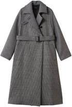 【アルアバイル/allureville】のスプリットラグランロングコート 人気、トレンドファッション・服の通販 founy(ファニー) ファッション Fashion レディースファッション Fashion for Women アウター Coat / Outerwear Collection コート・ロングコート・ピーコート Long Coats, Peacoats & More 2026年 2026 クラシカル Classical, Vintage-Inspired スリーブ Sleeve, Long Sleeve / Short Sleeve チェック Check, Plaid, Tartan ロング Long, Long-Length 夏 Summer 春 Spring S/S・春夏 SS, Spring/Summer, Warm Season thumbnail ブラック|ID: prp329100004814644 ipo3291000000035883029