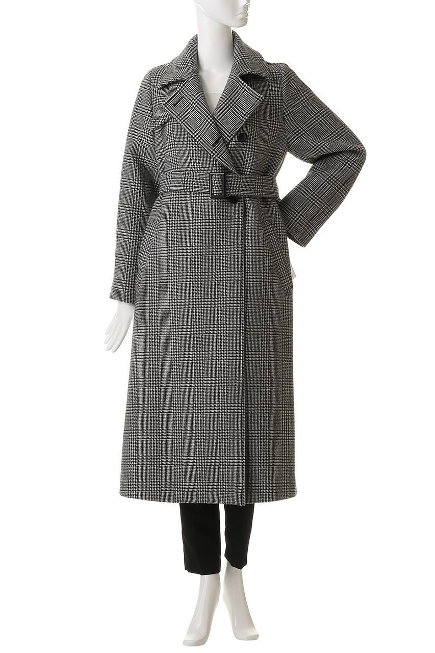 【アルアバイル/allureville】のスプリットラグランロングコート 人気、トレンドファッション・服の通販 founy(ファニー) 　ファッション　Fashion　レディースファッション　Fashion for Women　アウター　Coat / Outerwear Collection　コート・ロングコート・ピーコート　Long Coats, Peacoats & More　クラシカル　Classical, Vintage-Inspired　スリーブ　Sleeve, Long Sleeve / Short Sleeve　チェック　Check, Plaid, Tartan　ロング　Long, Long-Length　other-2|ID: prp329100004814644 ipo3291000000036160670