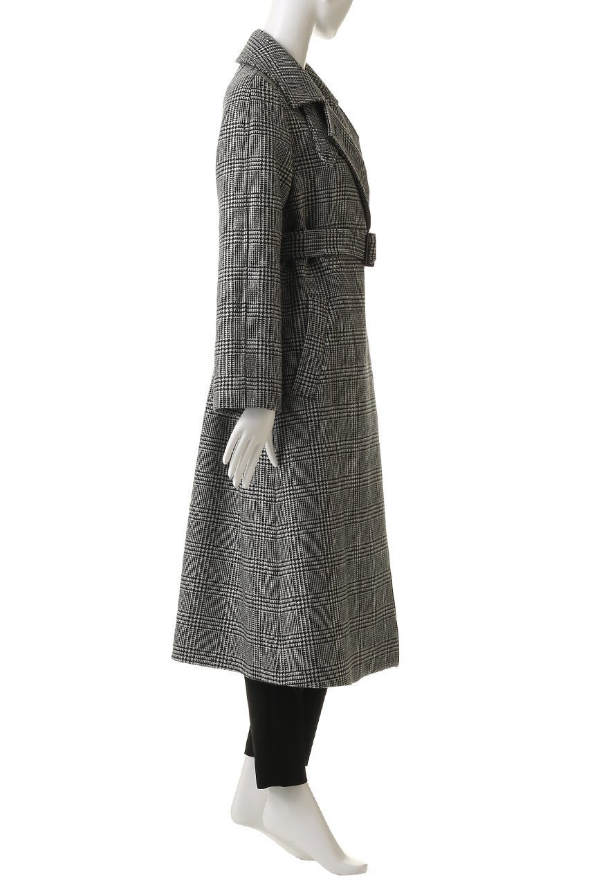 【アルアバイル/allureville】のスプリットラグランロングコート 人気、トレンドファッション・服の通販 founy(ファニー) 　ファッション　Fashion　レディースファッション　Fashion for Women　アウター　Coat / Outerwear Collection　コート・ロングコート・ピーコート　Long Coats, Peacoats & More　クラシカル　Classical, Vintage-Inspired　スリーブ　Sleeve, Long Sleeve / Short Sleeve　チェック　Check, Plaid, Tartan　ロング　Long, Long-Length　other-3|ID: prp329100004814644 ipo3291000000036160672