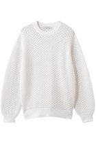 【エリオポール/heliopole】のリリーヤーンメッシュニット ホワイト|ID: prp329100004814649 ipo3291000000036016568