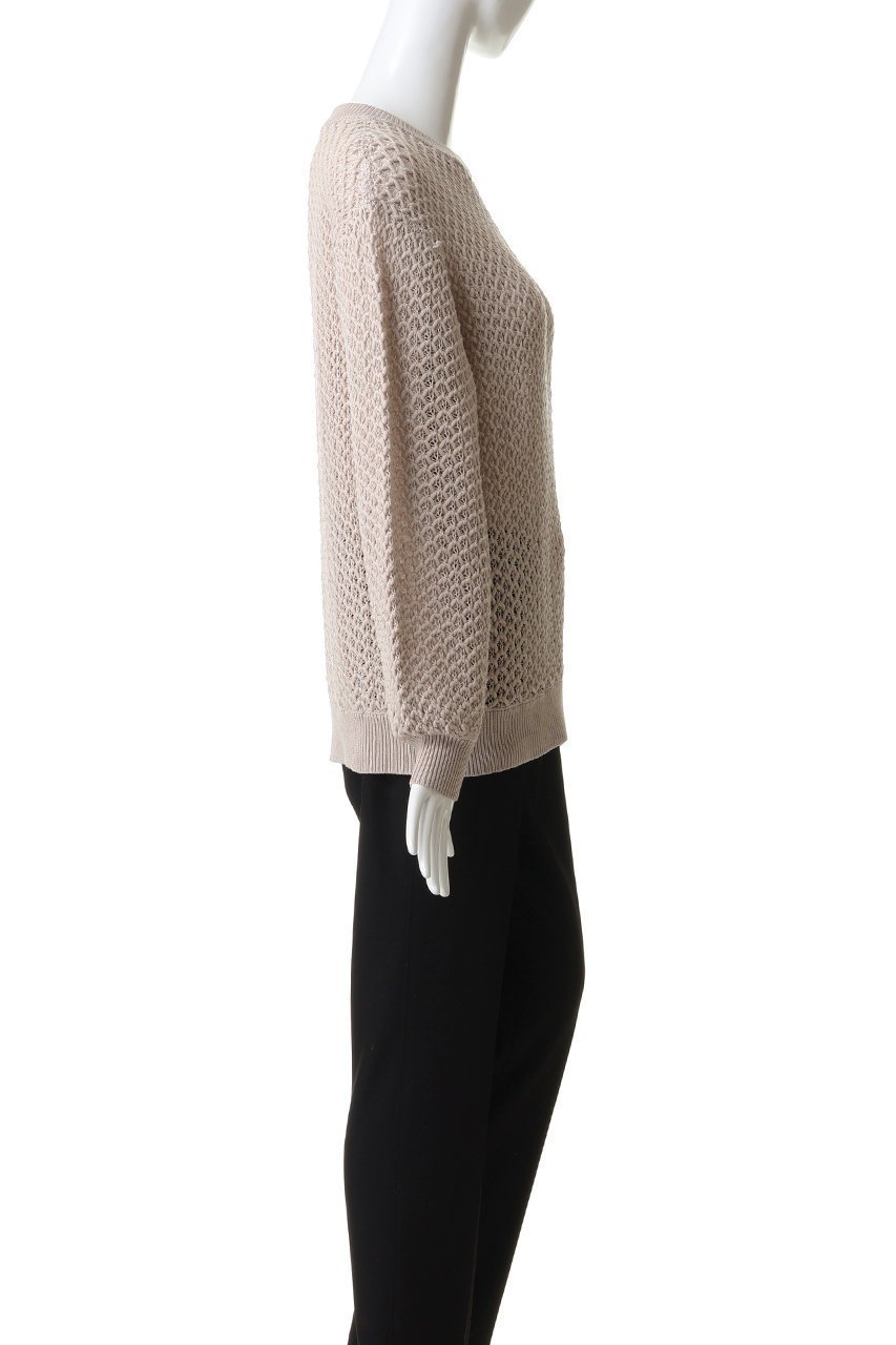 【エリオポール/heliopole】のリリーヤーンメッシュニット 人気、トレンドファッション・服の通販 founy(ファニー) 　ファッション　Fashion　レディースファッション　Fashion for Women　トップス・カットソー　Cut & Sew Tops　ニット　Knit Tops & Sweaters　カジュアルプルオーバー・ニットトップス　Pullovers & Knit Tops / Casual Pullovers　トレンド　Trend, Trending Now　メッシュ　Mesh, Net Fabric　リラックス　Relax, Relaxed Fit　ロング　Long, Long-Length　再入荷　Restock / Back in Stock　秋　Autumn　other-3|ID: prp329100004814649 ipo3291000000036016571