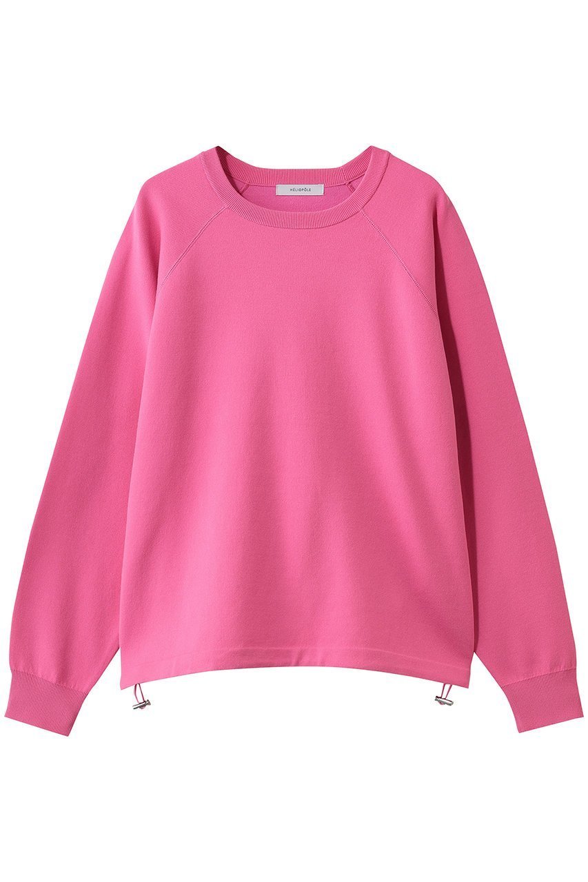 【エリオポール/heliopole】のドロストヘムニット インテリア・キッズ・メンズ・レディースファッション・服の通販 founy(ファニー) 　ファッション　Fashion　レディースファッション　Fashion for Women　トップス・カットソー　Cut & Sew Tops　ニット　Knit Tops & Sweaters　カジュアルプルオーバー・ニットトップス　Pullovers & Knit Tops / Casual Pullovers　2026年　2026　ストレート　Straight, Straight Cut　ターコイズ　Turquoise, Blue-Green　冬　Winter / This Winter　夏　Summer　春　Spring　S/S・春夏　SS, Spring/Summer, Warm Season　フューシャピンク|ID: prp329100004814650 ipo3291000000034968778