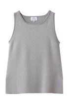 【ランバン オン ブルー/LANVIN en Bleu】のラメノースリーブニット グレー|ID: prp329100004814651 ipo3291000000036160685