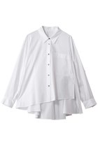 【ランバン オン ブルー/LANVIN en Bleu】のシルキータイプライターフレアシャツ 人気、トレンドファッション・服の通販 founy(ファニー) ファッション Fashion レディースファッション Fashion for Women トップス・カットソー Cut & Sew Tops シャツ・ブラウス・オフィスカジュアル Elegant Blouses & Button-Ups 2026年 2026 アシンメトリー Asymmetrical Style オケージョン Occasion Wear シンプル Simple, Minimal スリーブ Sleeve, Long Sleeve / Short Sleeve タイプライター Typewriter Fabric, Crisp Cotton フレア Flare, Flared ロング Long, Long-Length 夏 Summer 春 Spring S/S・春夏 SS, Spring/Summer, Warm Season thumbnail オフ|ID: prp329100004814654 ipo3291000000034968825