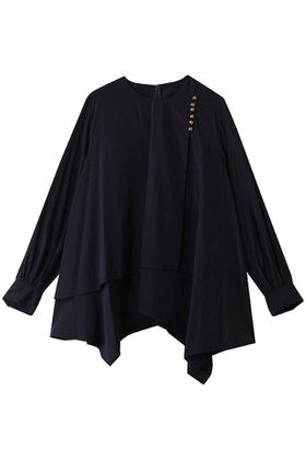 【ランバン オン ブルー/LANVIN en Bleu】のトリアセローンフレアブラウス 人気、トレンドファッション・服の通販 founy(ファニー) ファッション Fashion レディースファッション Fashion for Women トップス・カットソー Cut & Sew Tops シャツ・ブラウス・オフィスカジュアル Elegant Blouses & Button-Ups 2026年 2026 スリーブ Sleeve, Long Sleeve / Short Sleeve フェミニン Feminine, Girly フレア Flare, Flared ロング Long, Long-Length エレガント 上品 Elegant 夏 Summer 春 Spring S/S・春夏 SS, Spring/Summer, Warm Season |ID:prp329100004814657