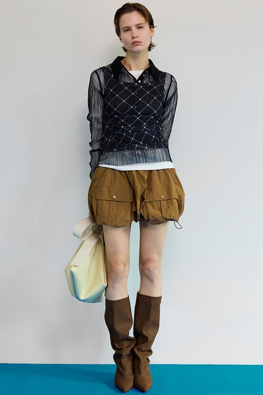 【メゾンスペシャル/MAISON SPECIAL】のMilitary Balloon Skirt/ミリタリーバルーンスカート 人気、トレンドファッション・服の通販 founy(ファニー) 　ファッション　Fashion　レディースファッション　Fashion for Women　スカート　Skirts　ロングスカート　Long Skirts / Maxi & Midi Skirts　タフタ　Taffeta, Structured Fabric　ドローコード　Drawcord, Drawstring Cord　バルーン　Balloon, Balloon Silhouette　ミニスカート　Mini Skirt, Short Skirt　ロング　Long, Long-Length　other-3|ID: prp329100004814666 ipo3291000000035414144