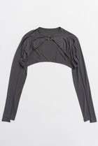 【メゾンスペシャル/MAISON SPECIAL】のPiercing Ring Short Bolero/ピアスリングショートボレロ 人気、トレンドファッション・服の通販 founy(ファニー) ファッション Fashion レディースファッション Fashion for Women アウター Coat / Outerwear Collection ボレロ・ショート丈ジャケット / ドレス羽織りに Boleros & Short Jackets ストール Soft & Warm Scarves マフラー・スヌード / 冬小物の定番 Scarves & Mufflers ジュエリー Jewelry ファッションリング Fashion Rings 2026年 2026 キャミソール Camisole, Spaghetti Strap Top ショート Short, Short Length ストール Stole, Wrap ボレロ Bolero, Short Cardigan マフラー Scarf, Muffler 夏 Summer 旅行 Travel 春 Spring S/S・春夏 SS, Spring/Summer, Warm Season 羽織 Haori, Light Jacket thumbnail C.GRY(チャコールグレー)|ID: prp329100004814670 ipo3291000000034969073