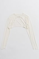 【メゾンスペシャル/MAISON SPECIAL】のPiercing Ring Short Bolero/ピアスリングショートボレロ 人気、トレンドファッション・服の通販 founy(ファニー) ファッション Fashion レディースファッション Fashion for Women アウター Coat / Outerwear Collection ボレロ・ショート丈ジャケット / ドレス羽織りに Boleros & Short Jackets ストール Soft & Warm Scarves マフラー・スヌード / 冬小物の定番 Scarves & Mufflers ジュエリー Jewelry ファッションリング Fashion Rings 2026年 2026 キャミソール Camisole, Spaghetti Strap Top ショート Short, Short Length ストール Stole, Wrap ボレロ Bolero, Short Cardigan マフラー Scarf, Muffler 夏 Summer 旅行 Travel 春 Spring S/S・春夏 SS, Spring/Summer, Warm Season 羽織 Haori, Light Jacket thumbnail WHT(ホワイト)|ID: prp329100004814670 ipo3291000000034969074