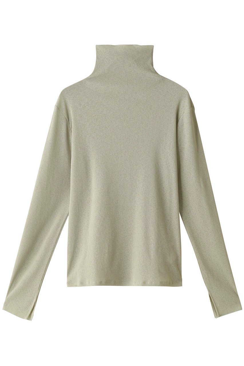 【ミディウミソリッド/MIDIUMISOLID】のmock neck PO プルオーバー インテリア・キッズ・メンズ・レディースファッション・服の通販 founy(ファニー) 　ファッション　Fashion　レディースファッション　Fashion for Women　トップス・カットソー　Cut & Sew Tops　シャツ・ブラウス・オフィスカジュアル　Elegant Blouses & Button-Ups　ロングTシャツ・Tシャツ　Longline T-Shirts & Tees　カジュアルプルオーバー・ニットトップス　Pullovers & Knit Tops / Casual Pullovers　カットソー・ベーシックTシャツ　Cut-and-Sewn Tops / Stretch Tees & Basics　おすすめ　Recommended / Our Picks　シアー　Sheer, See-Through　シンプル　Simple, Minimal　スリット　Slit, Slit Detail　スリーブ　Sleeve, Long Sleeve / Short Sleeve　フィット　Fit, Slim Fit　ロング　Long, Long-Length　春　Spring　beige|ID: prp329100004814682 ipo3291000000034969291
