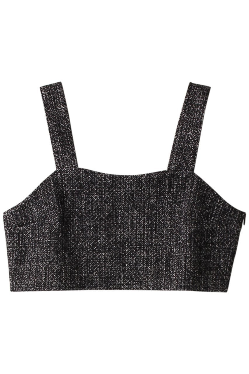 【ミディウミソリッド/MIDIUMISOLID】のBustier tops トップ インテリア・キッズ・メンズ・レディースファッション・服の通販 founy(ファニー) 　ファッション　Fashion　レディースファッション　Fashion for Women　トップス・カットソー　Cut & Sew Tops　キャミソール&ノースリーブ　Camisoles & Sleeveless Tops　シャツ・ブラウス・オフィスカジュアル　Elegant Blouses & Button-Ups　ロングTシャツ・Tシャツ　Longline T-Shirts & Tees　カットソー・ベーシックTシャツ　Cut-and-Sewn Tops / Stretch Tees & Basics　ビスチェ　Bustiers & Corset Tops / Layered Bustier Style　インナー　Innerwear　カットソー　Cut and Sewn Top　キャミソール　Camisole, Spaghetti Strap Top　クロップド　Cropped, Short Length　ジャケット　Jacket, Outerwear　タンク　Tank Top, Sleeveless Top　トレンド　Trend, Trending Now　black|ID: prp329100004814683 ipo3291000000035510814