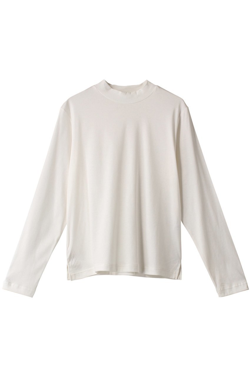 【ミディウミソリッド/MIDIUMISOLID】のcompact long sleeve T Tシャツ 人気、トレンドファッション・服の通販 founy(ファニー) 　ファッション　Fashion　レディースファッション　Fashion for Women　トップス・カットソー　Cut & Sew Tops　シャツ・ブラウス・オフィスカジュアル　Elegant Blouses & Button-Ups　ロングTシャツ・Tシャツ　Longline T-Shirts & Tees　カットソー・ベーシックTシャツ　Cut-and-Sewn Tops / Stretch Tees & Basics　おすすめ　Recommended / Our Picks　インナー　Innerwear　コンパクト　Compact, Small Size　シンプル　Simple, Minimal　スリーブ　Sleeve, Long Sleeve / Short Sleeve　モックネック　Mock Neck, Short Turtleneck　ロング　Long, Long-Length　長袖　Long Sleeve, Full Sleeve　 other-1|ID: prp329100004814684 ipo3291000000034969306