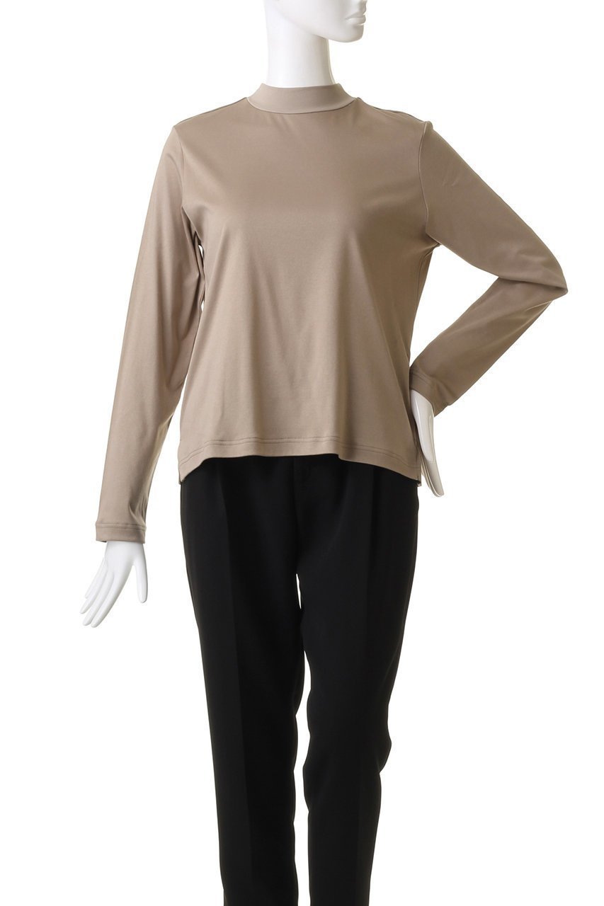 【ミディウミソリッド/MIDIUMISOLID】のcompact long sleeve T Tシャツ 人気、トレンドファッション・服の通販 founy(ファニー) 　ファッション　Fashion　レディースファッション　Fashion for Women　トップス・カットソー　Cut & Sew Tops　シャツ・ブラウス・オフィスカジュアル　Elegant Blouses & Button-Ups　ロングTシャツ・Tシャツ　Longline T-Shirts & Tees　カットソー・ベーシックTシャツ　Cut-and-Sewn Tops / Stretch Tees & Basics　おすすめ　Recommended / Our Picks　インナー　Innerwear　コンパクト　Compact, Small Size　シンプル　Simple, Minimal　スリーブ　Sleeve, Long Sleeve / Short Sleeve　モックネック　Mock Neck, Short Turtleneck　ロング　Long, Long-Length　長袖　Long Sleeve, Full Sleeve　other-2|ID: prp329100004814684 ipo3291000000034969310