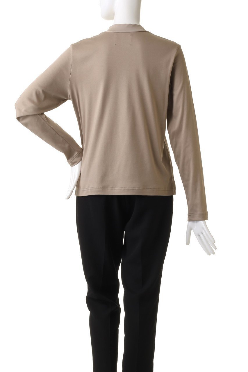 【ミディウミソリッド/MIDIUMISOLID】のcompact long sleeve T Tシャツ 人気、トレンドファッション・服の通販 founy(ファニー) 　ファッション　Fashion　レディースファッション　Fashion for Women　トップス・カットソー　Cut & Sew Tops　シャツ・ブラウス・オフィスカジュアル　Elegant Blouses & Button-Ups　ロングTシャツ・Tシャツ　Longline T-Shirts & Tees　カットソー・ベーシックTシャツ　Cut-and-Sewn Tops / Stretch Tees & Basics　おすすめ　Recommended / Our Picks　インナー　Innerwear　コンパクト　Compact, Small Size　シンプル　Simple, Minimal　スリーブ　Sleeve, Long Sleeve / Short Sleeve　モックネック　Mock Neck, Short Turtleneck　ロング　Long, Long-Length　長袖　Long Sleeve, Full Sleeve　other-4|ID: prp329100004814684 ipo3291000000035883097