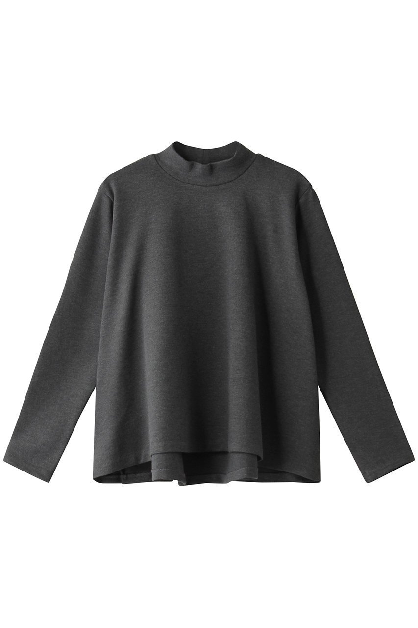 【ミディウミソリッド/MIDIUMISOLID】のhigh neck flared T インテリア・キッズ・メンズ・レディースファッション・服の通販 founy(ファニー) ファッション Fashion レディースファッション Fashion for Women トップス・カットソー Cut & Sew Tops シャツ・ブラウス・オフィスカジュアル Elegant Blouses & Button-Ups ロングTシャツ・Tシャツ Longline T-Shirts & Tees カットソー・ベーシックTシャツ Cut-and-Sewn Tops / Stretch Tees & Basics シンプル Simple, Minimal スリーブ Sleeve, Long Sleeve / Short Sleeve ハイネック High Neck, Mock Neck フレア Flare, Flared ロング Long, Long-Length グレー|ID: prp329100004814692 ipo3291000000034969391