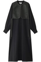 【ミディウミソリッド/MIDIUMISOLID】のlong shirt OP with vest ベスト 人気、トレンドファッション・服の通販 founy(ファニー) ファッション Fashion レディースファッション Fashion for Women アウター Coat / Outerwear Collection ワンピース Dresses チュニック Tunic Tops & Dresses コンパクト Compact, Small Size シンプル Simple, Minimal スタンド Stand Collar, Upright Stand チュニック Tunic, Long Top フレア Flare, Flared ベスト Vest, Waistcoat ロング Long, Long-Length エレガント 上品 Elegant thumbnail black|ID: prp329100004814693 ipo3291000000034969491