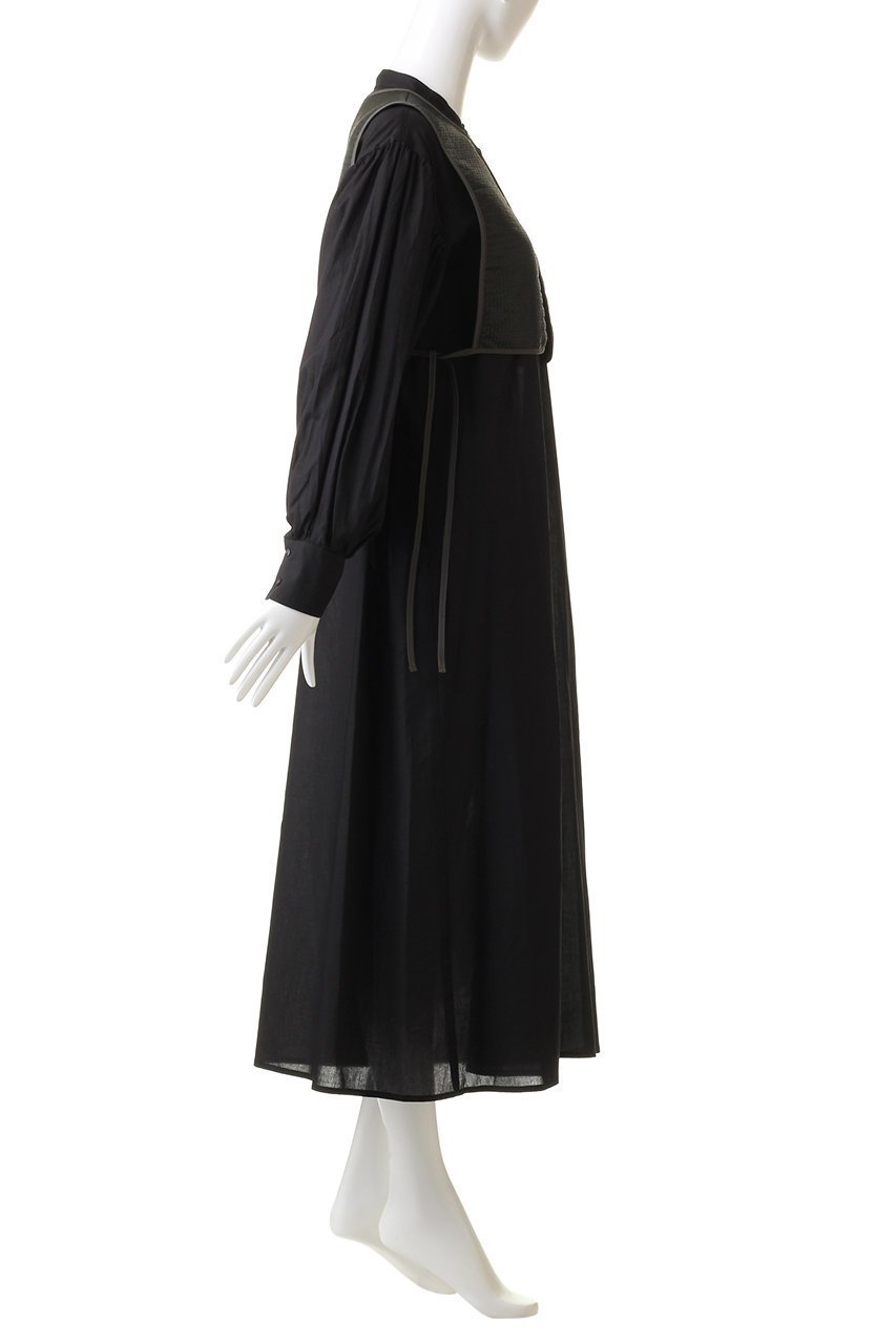 【ミディウミソリッド/MIDIUMISOLID】のlong shirt OP with vest ベスト 人気、トレンドファッション・服の通販 founy(ファニー) 　ファッション　Fashion　レディースファッション　Fashion for Women　アウター　Coat / Outerwear Collection　ワンピース　Dresses　チュニック　Tunic Tops & Dresses　コンパクト　Compact, Small Size　シンプル　Simple, Minimal　スタンド　Stand Collar, Upright Stand　チュニック　Tunic, Long Top　フレア　Flare, Flared　ベスト　Vest, Waistcoat　ロング　Long, Long-Length　エレガント 上品　Elegant　other-3|ID: prp329100004814693 ipo3291000000035944223