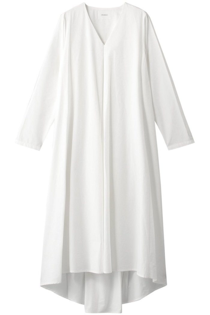 【ミディウミソリッド/MIDIUMISOLID】のV-NECK DIFFERENCE LENGTH OP/ワンピース インテリア・キッズ・メンズ・レディースファッション・服の通販 founy(ファニー) https://founy.com/ ファッション Fashion レディースファッション Fashion for Women ワンピース Dresses チュニック Tunic Tops & Dresses チュニック Tunic, Long Top バランス Balance, Style Balance ロング Long, Long-Length |ID: prp329100004814696 ipo3291000000034969522