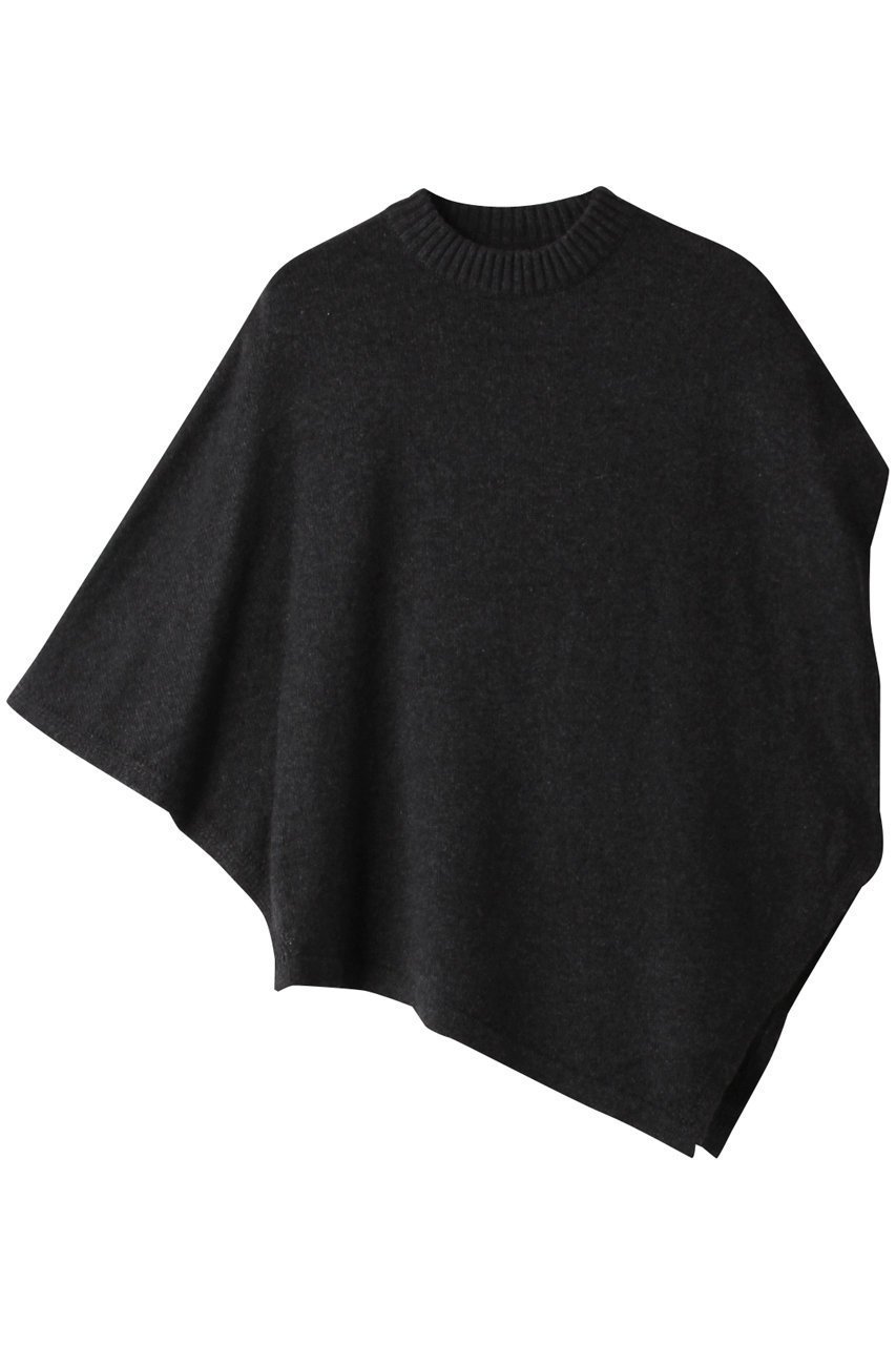 【ミディウミソリッド/MIDIUMISOLID】のasymmetry P/O プルオーバー インテリア・キッズ・メンズ・レディースファッション・服の通販 founy(ファニー) 　ファッション　Fashion　レディースファッション　Fashion for Women　トップス・カットソー　Cut & Sew Tops　ニット　Knit Tops & Sweaters　カジュアルプルオーバー・ニットトップス　Pullovers & Knit Tops / Casual Pullovers　カットソー　Cut and Sewn Top　ポンチョ　Poncho, Cape Style　無地　Plain, Solid Color　c.gray|ID: prp329100004814701 ipo3291000000034969624