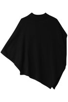 【ミディウミソリッド/MIDIUMISOLID】のasymmetry P/O プルオーバー 人気、トレンドファッション・服の通販 founy(ファニー) ファッション Fashion レディースファッション Fashion for Women トップス・カットソー Cut & Sew Tops ニット Knit Tops & Sweaters カジュアルプルオーバー・ニットトップス Pullovers & Knit Tops / Casual Pullovers カットソー Cut and Sewn Top ポンチョ Poncho, Cape Style 無地 Plain, Solid Color thumbnail black|ID: prp329100004814701 ipo3291000000034969625