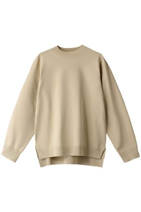 【ミディウミソリッド/MIDIUMISOLID】のmock neck PO プルオーバー 人気、トレンドファッション・服の通販 founy(ファニー) ファッション Fashion レディースファッション Fashion for Women トップス・カットソー Cut & Sew Tops ニット Knit Tops & Sweaters カジュアルプルオーバー・ニットトップス Pullovers & Knit Tops / Casual Pullovers シンプル Simple, Minimal スリット Slit, Slit Detail |ID:prp329100004814705