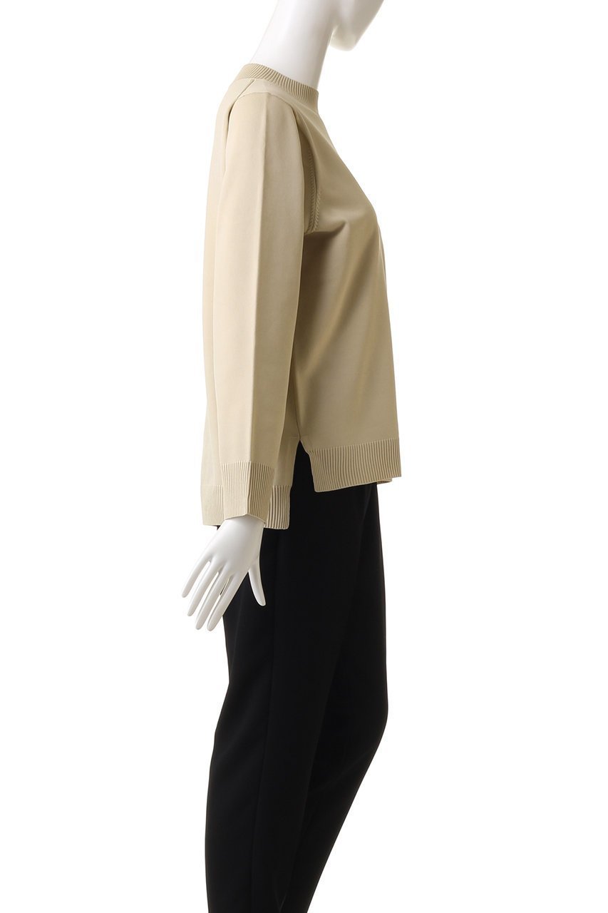 【ミディウミソリッド/MIDIUMISOLID】のmock neck PO プルオーバー 人気、トレンドファッション・服の通販 founy(ファニー) 　ファッション　Fashion　レディースファッション　Fashion for Women　トップス・カットソー　Cut & Sew Tops　ニット　Knit Tops & Sweaters　カジュアルプルオーバー・ニットトップス　Pullovers & Knit Tops / Casual Pullovers　シンプル　Simple, Minimal　スリット　Slit, Slit Detail　other-3|ID: prp329100004814705 ipo3291000000034969668