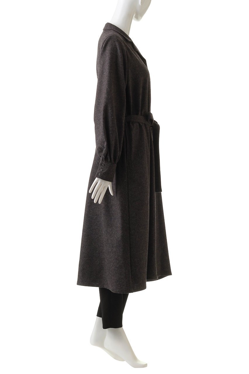 【ミディウミソリッド/MIDIUMISOLID】のopen collar shirts coat with belt/シャツコート 人気、トレンドファッション・服の通販 founy(ファニー) 　ファッション　Fashion　レディースファッション　Fashion for Women　アウター　Coat / Outerwear Collection　コート・ロングコート・ピーコート　Long Coats, Peacoats & More　シンプル　Simple, Minimal　ロング　Long, Long-Length　秋　Autumn　other-3|ID: prp329100004814707 ipo3291000000035883133
