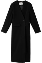 【ミディウミソリッド/MIDIUMISOLID】のノーカラーロングコート 人気、トレンドファッション・服の通販 founy(ファニー) ファッション Fashion レディースファッション Fashion for Women アウター Coat / Outerwear Collection コート・ロングコート・ピーコート Long Coats, Peacoats & More シェイプ Shape, Slim Fit シンプル Simple, Minimal ロング Long, Long-Length エレガント 上品 Elegant thumbnail ブラック|ID: prp329100004814709 ipo3291000000034969704