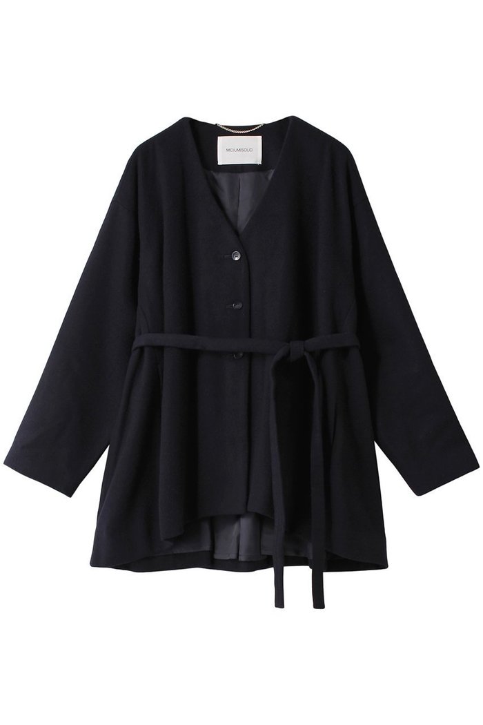 【ミディウミソリッド/MIDIUMISOLID】のA line flared short coat コート インテリア・キッズ・メンズ・レディースファッション・服の通販 founy(ファニー) https://founy.com/ ファッション Fashion レディースファッション Fashion for Women アウター Coat / Outerwear Collection コート・ロングコート・ピーコート Long Coats, Peacoats & More ショート Short, Short Length リボン Ribbon, Bow |ID: prp329100004814711 ipo3291000000034969723