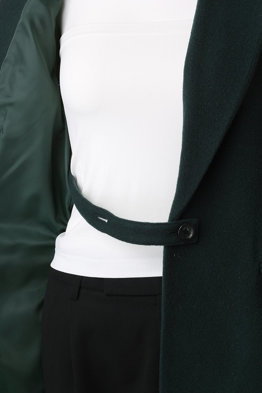 【ミディウミソリッド/MIDIUMISOLID】のpeaked lapel long CT コート 人気、トレンドファッション・服の通販 founy(ファニー) 　ファッション　Fashion　レディースファッション　Fashion for Women　アウター　Coat / Outerwear Collection　コート・ロングコート・ピーコート　Long Coats, Peacoats & More　スタイリッシュ　Stylish, Fashionable　ロング　Long, Long-Length　人気　Popular, Best Seller　A/W・秋冬　Autumn/Winter　other-6|ID: prp329100004814713 ipo3291000000034969745