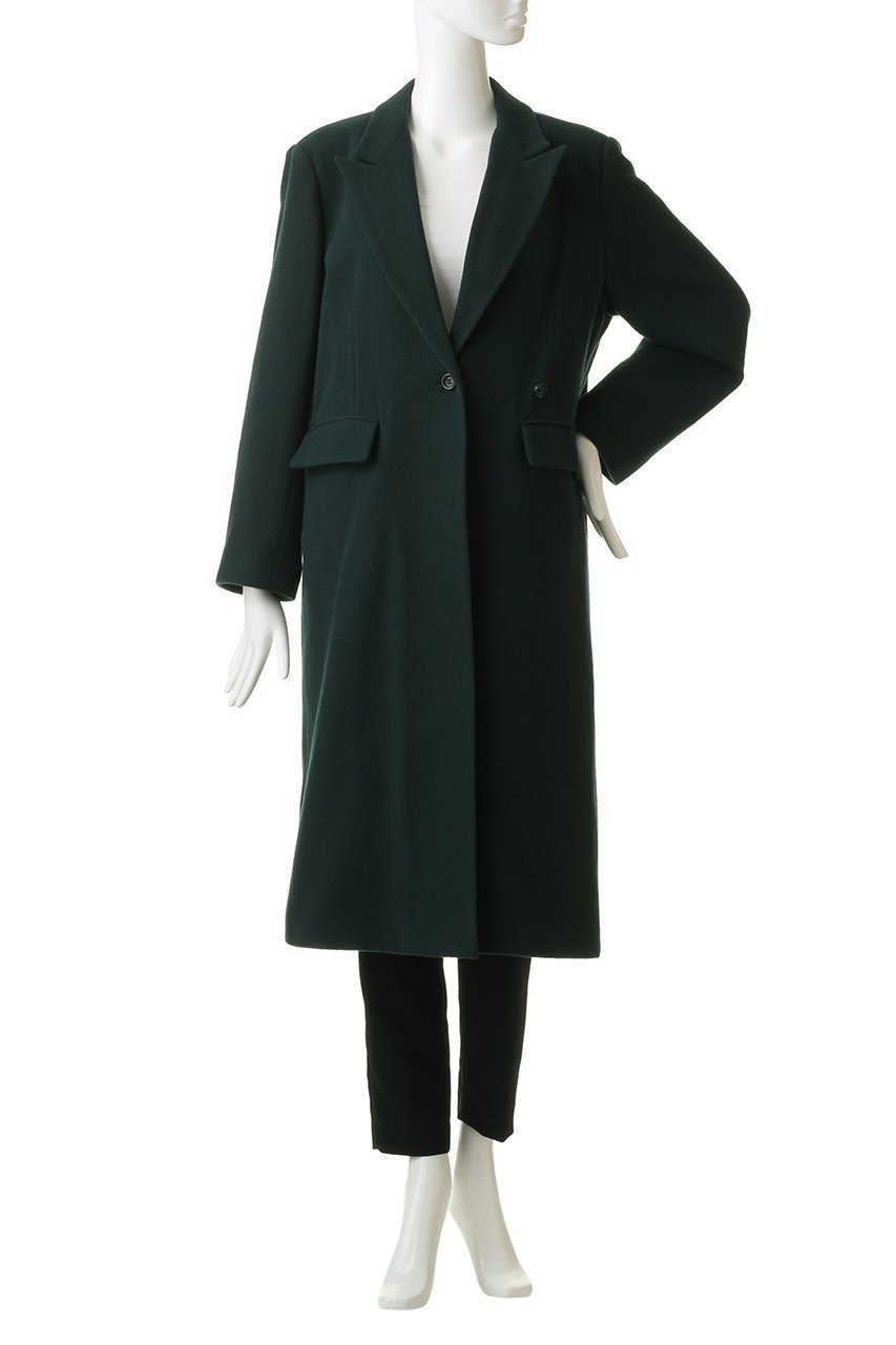 【ミディウミソリッド/MIDIUMISOLID】のpeaked lapel long CT コート 人気、トレンドファッション・服の通販 founy(ファニー) 　ファッション　Fashion　レディースファッション　Fashion for Women　アウター　Coat / Outerwear Collection　コート・ロングコート・ピーコート　Long Coats, Peacoats & More　スタイリッシュ　Stylish, Fashionable　ロング　Long, Long-Length　人気　Popular, Best Seller　A/W・秋冬　Autumn/Winter　other-8|ID: prp329100004814713 ipo3291000000034969747