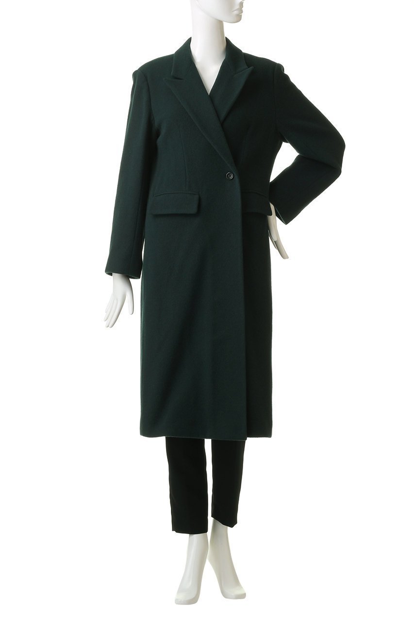 【ミディウミソリッド/MIDIUMISOLID】のpeaked lapel long CT コート 人気、トレンドファッション・服の通販 founy(ファニー) 　ファッション　Fashion　レディースファッション　Fashion for Women　アウター　Coat / Outerwear Collection　コート・ロングコート・ピーコート　Long Coats, Peacoats & More　スタイリッシュ　Stylish, Fashionable　ロング　Long, Long-Length　人気　Popular, Best Seller　A/W・秋冬　Autumn/Winter　other-2|ID: prp329100004814713 ipo3291000000035696412