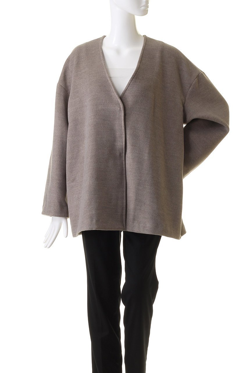 【ミディウミソリッド/MIDIUMISOLID】のC/D like coat コート 人気、トレンドファッション・服の通販 founy(ファニー) 　ファッション　Fashion　レディースファッション　Fashion for Women　アウター　Coat / Outerwear Collection　コート・ロングコート・ピーコート　Long Coats, Peacoats & More　カーディガン　Cardigan, Knitwear　ショート　Short, Short Length　シンプル　Simple, Minimal　other-2|ID: prp329100004814714 ipo3291000000034969751