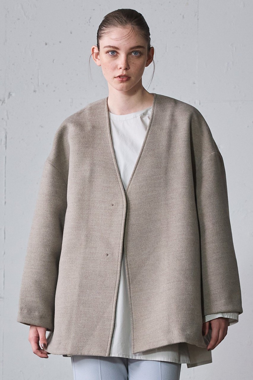 【ミディウミソリッド/MIDIUMISOLID】のC/D like coat コート 人気、トレンドファッション・服の通販 founy(ファニー) 　ファッション　Fashion　レディースファッション　Fashion for Women　アウター　Coat / Outerwear Collection　コート・ロングコート・ピーコート　Long Coats, Peacoats & More　カーディガン　Cardigan, Knitwear　ショート　Short, Short Length　シンプル　Simple, Minimal　other-8|ID: prp329100004814714 ipo3291000000035361193