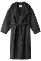 【ミディウミソリッド/MIDIUMISOLID】のベルト付きlong drape コート 人気、トレンドファッション・服の通販 founy(ファニー) ファッション Fashion レディースファッション Fashion for Women アウター Coat / Outerwear Collection コート・ロングコート・ピーコート Long Coats, Peacoats & More ベルト&ウエストマーク Belts & Waist Accessories ロング Long, Long-Length 秋 Autumn thumbnail チャコールグレー|ID: prp329100004814715 ipo3291000000034969760