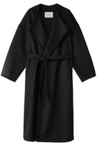 【ミディウミソリッド/MIDIUMISOLID】のベルト付きlong drape コート 人気、トレンドファッション・服の通販 founy(ファニー) ファッション Fashion レディースファッション Fashion for Women アウター Coat / Outerwear Collection コート・ロングコート・ピーコート Long Coats, Peacoats & More ベルト&ウエストマーク Belts & Waist Accessories ロング Long, Long-Length 秋 Autumn thumbnail ブラック|ID: prp329100004814715 ipo3291000000034969761