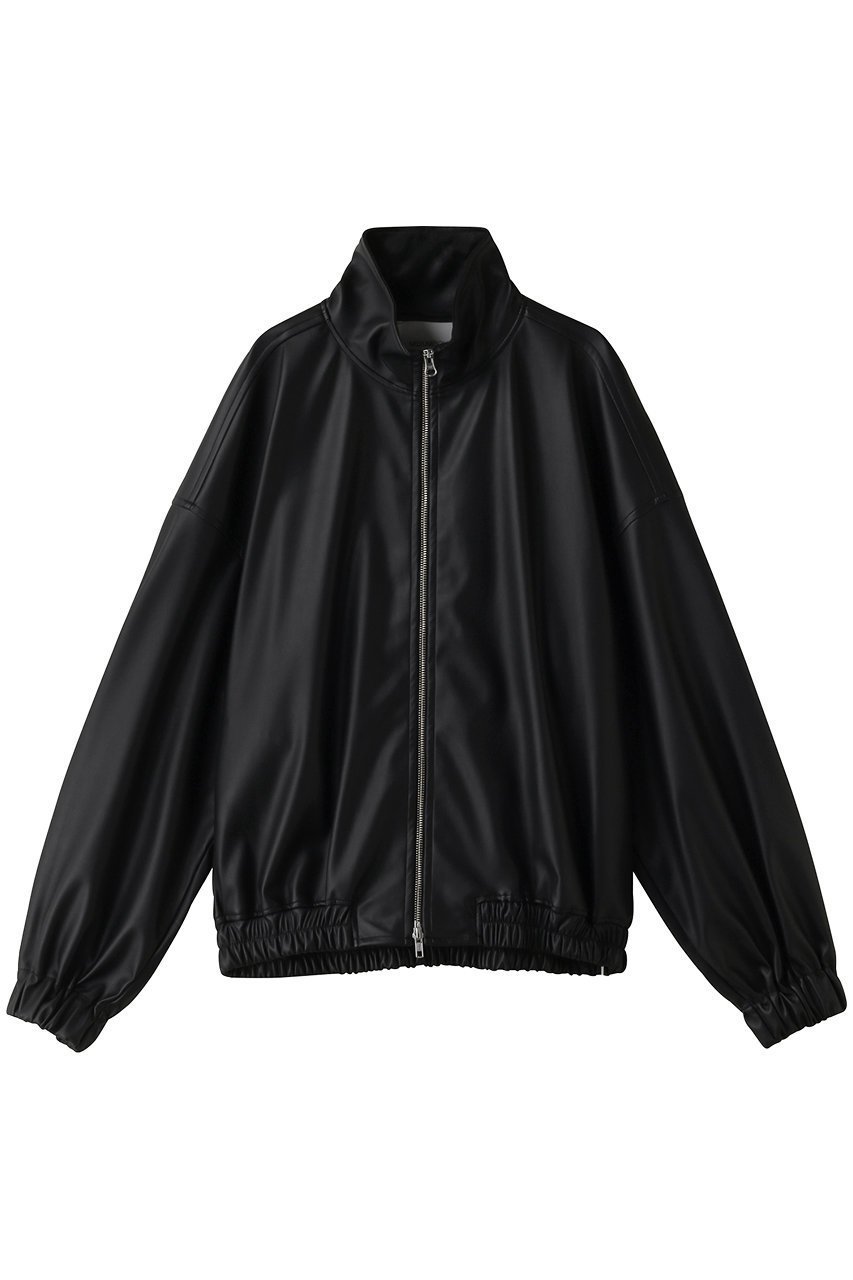 【ミディウミソリッド/MIDIUMISOLID】のover size synthetic leather BL ブルゾン インテリア・キッズ・メンズ・レディースファッション・服の通販 founy(ファニー) 　ファッション　Fashion　レディースファッション　Fashion for Women　アウター　Coat / Outerwear Collection　レディースジャケット・軽アウター　Jackets　ブルゾンジャケット・スポーティアウター　Blouson Jackets　シンプル　Simple, Minimal　ジャケット　Jacket, Outerwear　スタンド　Stand Collar, Upright Stand　フェイクレザー　Faux Leather, PU Leather　ブルゾン　Blouson, Bomber Jacket　black|ID: prp329100004814719 ipo3291000000034969958