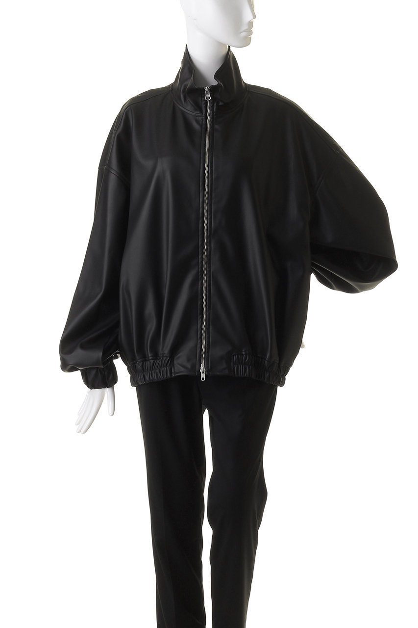 【ミディウミソリッド/MIDIUMISOLID】のover size synthetic leather BL ブルゾン 人気、トレンドファッション・服の通販 founy(ファニー) 　ファッション　Fashion　レディースファッション　Fashion for Women　アウター　Coat / Outerwear Collection　レディースジャケット・軽アウター　Jackets　ブルゾンジャケット・スポーティアウター　Blouson Jackets　シンプル　Simple, Minimal　ジャケット　Jacket, Outerwear　スタンド　Stand Collar, Upright Stand　フェイクレザー　Faux Leather, PU Leather　ブルゾン　Blouson, Bomber Jacket　other-2|ID: prp329100004814719 ipo3291000000034969959