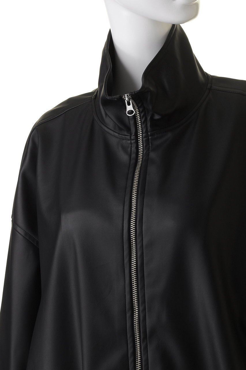 【ミディウミソリッド/MIDIUMISOLID】のover size synthetic leather BL ブルゾン 人気、トレンドファッション・服の通販 founy(ファニー) 　ファッション　Fashion　レディースファッション　Fashion for Women　アウター　Coat / Outerwear Collection　レディースジャケット・軽アウター　Jackets　ブルゾンジャケット・スポーティアウター　Blouson Jackets　シンプル　Simple, Minimal　ジャケット　Jacket, Outerwear　スタンド　Stand Collar, Upright Stand　フェイクレザー　Faux Leather, PU Leather　ブルゾン　Blouson, Bomber Jacket　other-5|ID: prp329100004814719 ipo3291000000034969962