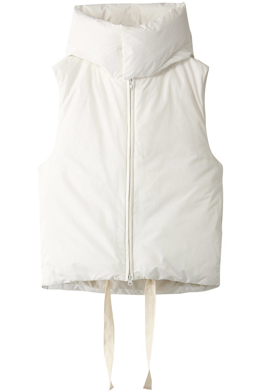 【ミディウミソリッド/MIDIUMISOLID】のhooded down vest/ダウンベスト インテリア・キッズ・メンズ・レディースファッション・服の通販 founy(ファニー) 　ファッション　Fashion　レディースファッション　Fashion for Women　アウター　Coat / Outerwear Collection　レディースジャケット・軽アウター　Jackets　インナー　Innerwear　ジャケット　Jacket, Outerwear　ダウン　Down, Puffer　フォルム　Silhouette, Form　ベスト　Vest, Waistcoat　ボトム　Bottoms, Lower Wear　オフホワイト|ID: prp329100004814720 ipo3291000000035883142