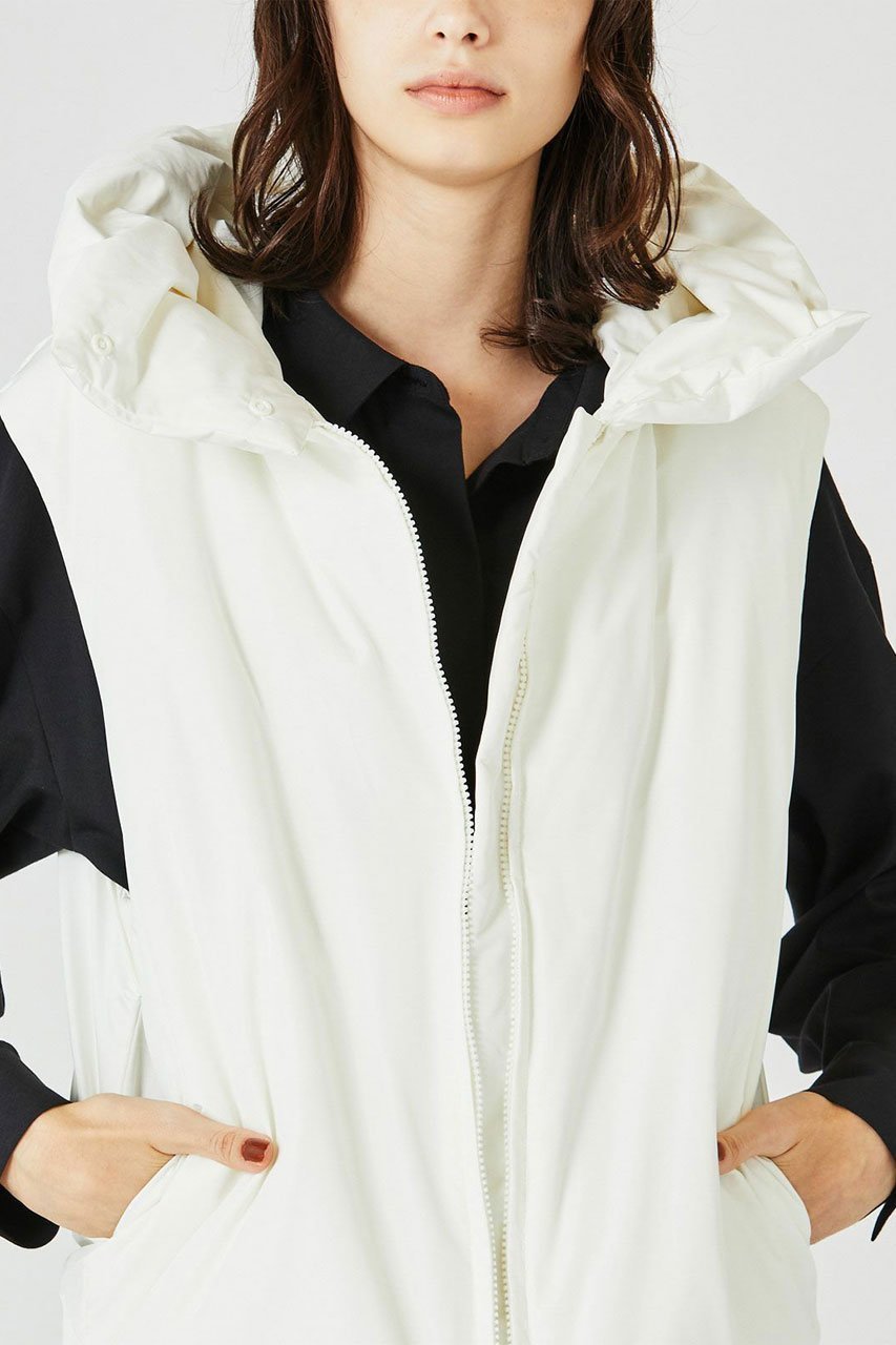 【ミディウミソリッド/MIDIUMISOLID】のhooded down vest/ダウンベスト 人気、トレンドファッション・服の通販 founy(ファニー) 　ファッション　Fashion　レディースファッション　Fashion for Women　アウター　Coat / Outerwear Collection　レディースジャケット・軽アウター　Jackets　インナー　Innerwear　ジャケット　Jacket, Outerwear　ダウン　Down, Puffer　フォルム　Silhouette, Form　ベスト　Vest, Waistcoat　ボトム　Bottoms, Lower Wear　other-6|ID: prp329100004814720 ipo3291000000035883151