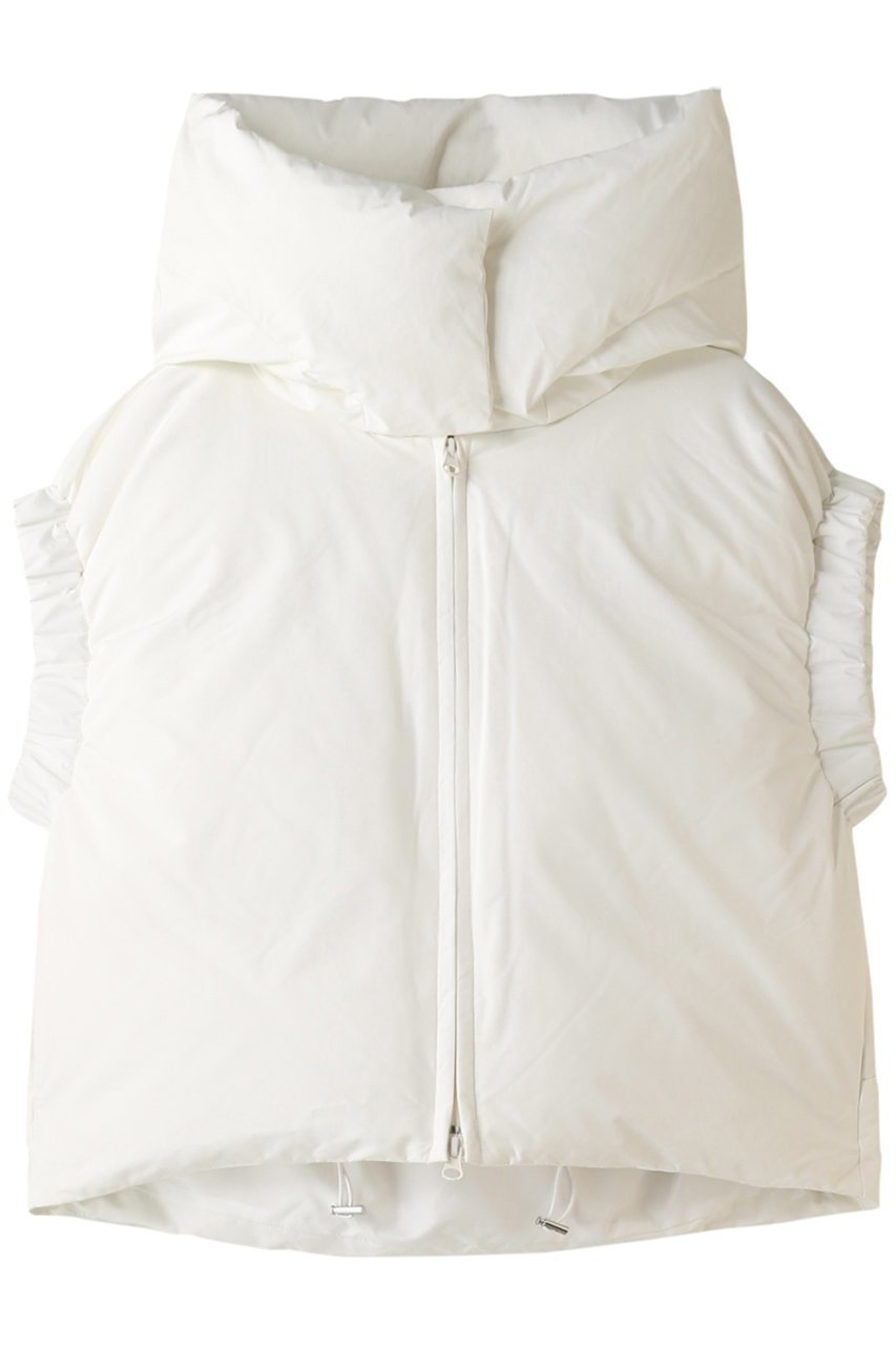 【ミディウミソリッド/MIDIUMISOLID】のdown vest/ダウンベスト 人気、トレンドファッション・服の通販 founy(ファニー) 　ファッション　Fashion　レディースファッション　Fashion for Women　アウター　Coat / Outerwear Collection　レディースジャケット・軽アウター　Jackets　コンパクト　Compact, Small Size　シャーリング　Shirring, Ruched　ジャケット　Jacket, Outerwear　ダウン　Down, Puffer　ベスト　Vest, Waistcoat　ベーシック　Basic, Essential　 other-1|ID: prp329100004814722 ipo3291000000034969985
