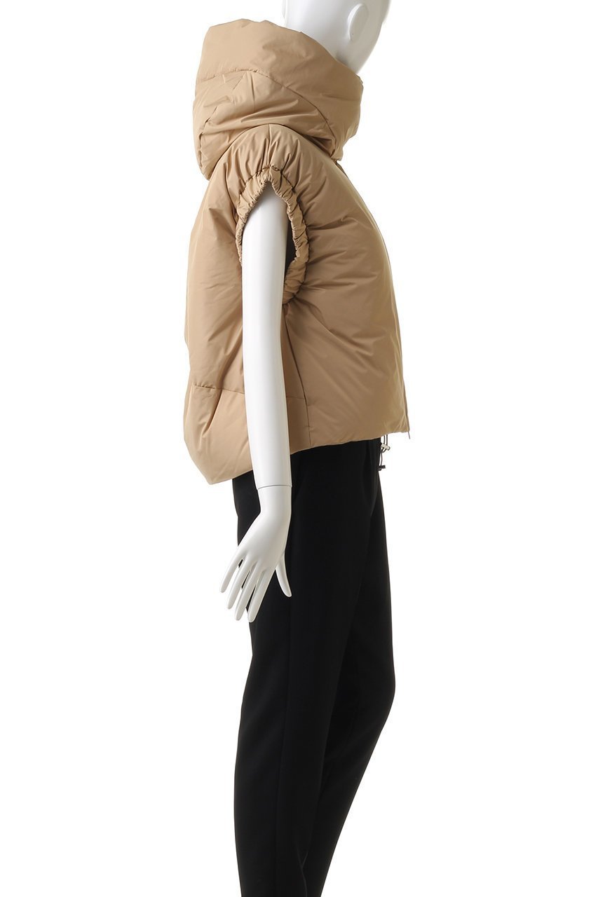 【ミディウミソリッド/MIDIUMISOLID】のdown vest/ダウンベスト 人気、トレンドファッション・服の通販 founy(ファニー) 　ファッション　Fashion　レディースファッション　Fashion for Women　アウター　Coat / Outerwear Collection　レディースジャケット・軽アウター　Jackets　コンパクト　Compact, Small Size　シャーリング　Shirring, Ruched　ジャケット　Jacket, Outerwear　ダウン　Down, Puffer　ベスト　Vest, Waistcoat　ベーシック　Basic, Essential　other-3|ID: prp329100004814722 ipo3291000000034969990
