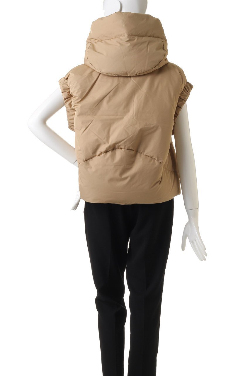 【ミディウミソリッド/MIDIUMISOLID】のdown vest/ダウンベスト 人気、トレンドファッション・服の通販 founy(ファニー) 　ファッション　Fashion　レディースファッション　Fashion for Women　アウター　Coat / Outerwear Collection　レディースジャケット・軽アウター　Jackets　コンパクト　Compact, Small Size　シャーリング　Shirring, Ruched　ジャケット　Jacket, Outerwear　ダウン　Down, Puffer　ベスト　Vest, Waistcoat　ベーシック　Basic, Essential　other-4|ID: prp329100004814722 ipo3291000000034969991